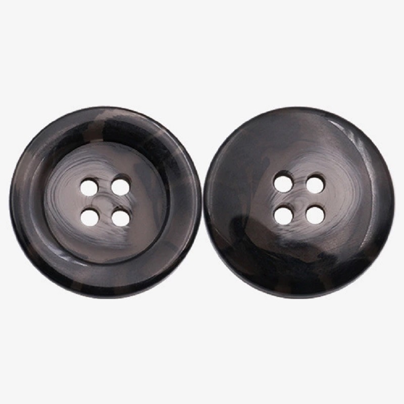 Button lignum unum flore resinae button